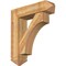 Ekena Millwork Westlake Arts and Crafts Rough Sawn Bracket w/ Offset Brace, Western Red Cedar, 8"W x 30"D x 34"H BKT0806X30X34WTL03RWR - alternate 1